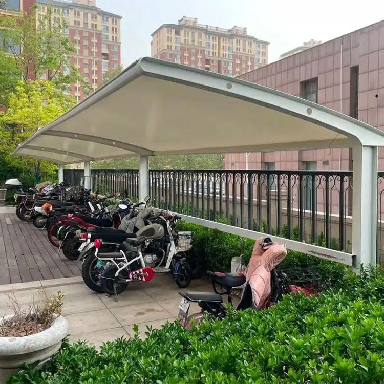 衡山县膜结构电动车棚